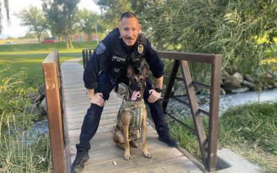 UPD K9 Drago receives donation of body armor