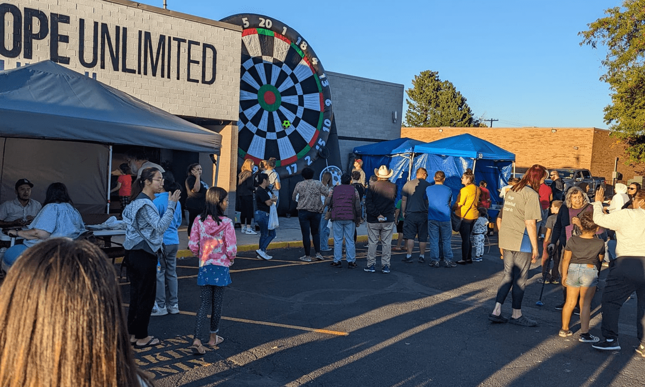 Fall Festival in Kearns photo of people at event